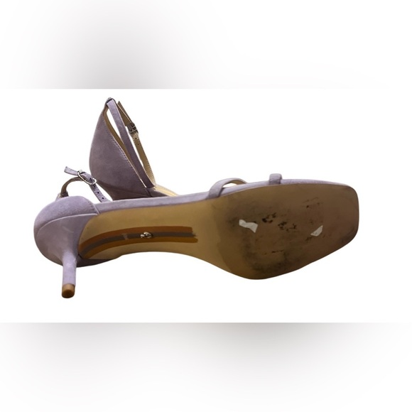 Circus by Sam Edelman Peonie kitten heels, Lavender Ankle Strap Heels - Picture 6 of 7